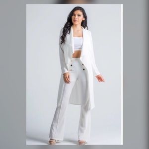 Off white 2 piece pants set